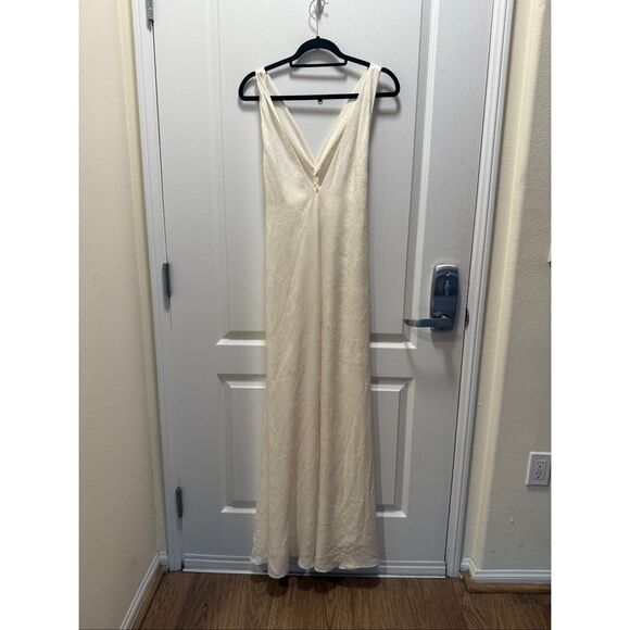 Significant Other Selene Gown Ivory Maxi Dress Bridal Bachelorette Sz 4 NWT - Picture 5 of 7